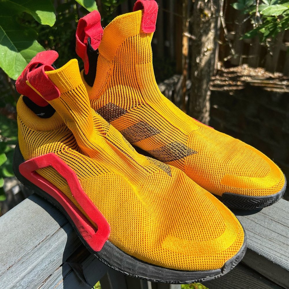 Adidas N3XT L3V3L Gold Yellow Men's US 11 eleven Shoes Sneakers